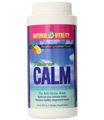 Natural Vitality Natural Calm Raspberry Lemon 16 oz