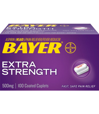 Bayer Extra Strength Bayer 500mg, 100 Count