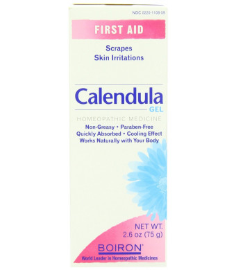 Boiron Homeopathic Medicine CalendulaBurns, Scrapes and Skin Irritations 2.6 Ounce Tube