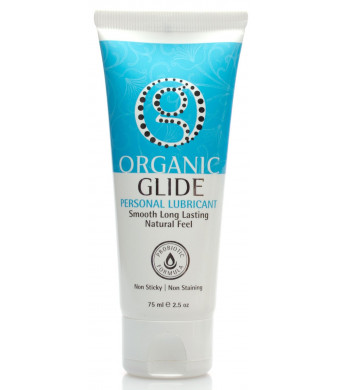 Organicglide Probiotic All Natural Personal Lubricant 2.5oz Tube, 100% Eddible
