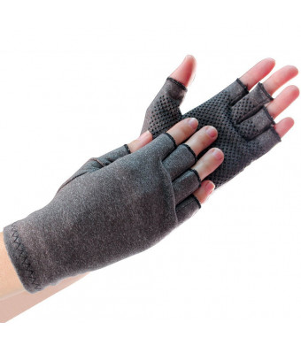 EasyComforts Light Compression Gloves With Grippers