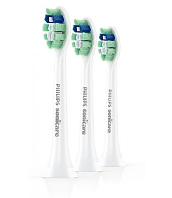 Philips Sonicare HX9023/64 Pro Results Plaque Control Brush Heads, 3 Count
