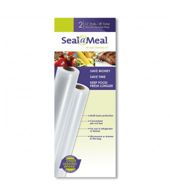 Seal-A-Meal 11-Inch by 9-Foot Rolls, 2pk