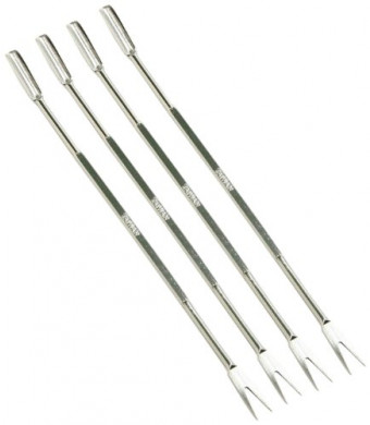 Norpro 801 Stainless Steel Seafood Forks/Picks, Silver, Set of 4