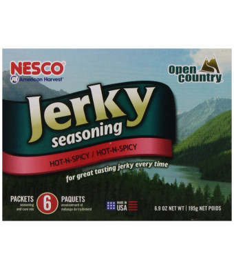 Nesco BJH-6 Jerky Spice Works, Hot and Spicy Flavor, 6 pack