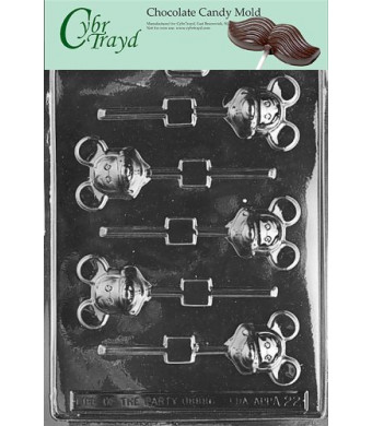 Cybrtrayd A022 Mouse Lolly Mickey Animal Chocolate Candy Mold