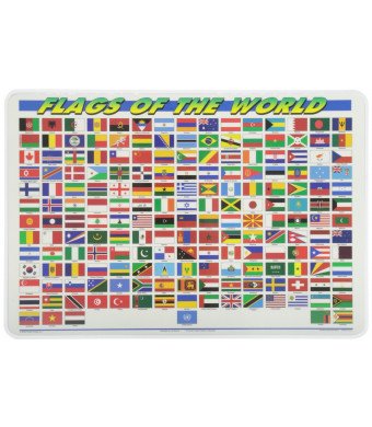 Painless Learning Flags of The World Placemat