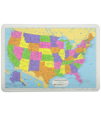 Painless Learning Map of USA Placemat