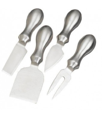 Prodyne K-4-S Stainless Steel Cheese Knives, Set of 4