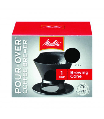 Melitta Ready Set Joe Single Cup Coffee Brewer black