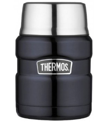 Thermos Stainless King 16-Ounce Food Jar, Midnight Blue