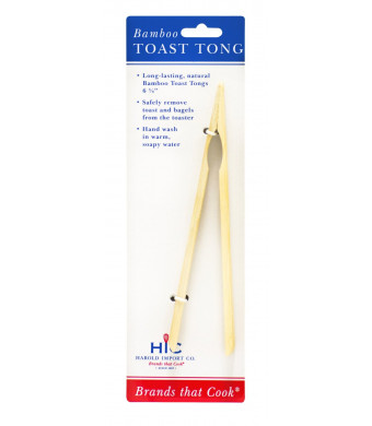 HIC Bamboo Toast Tong