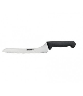 Victorinox Cutlery 9-Inch Wavy Edge Bread Knife, Black Polypropylene Handle