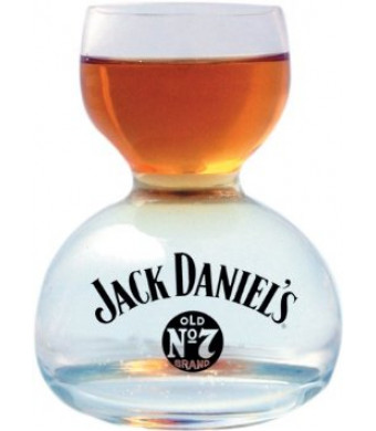 Jack Daniel's Whiskey On Water Glass