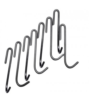 Rack It Up Hook, Set of 8, for Use with Rack It Up Pot Racks, Steel Gray