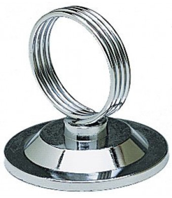 NEW, Ring-Clip Place Cards, Place Card Holder, Menu Holder, Banquet Table Place Card Holders, Stainless Steel - 1 Dozen
