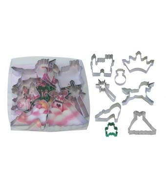 R and M 1819 Princess Cookie Cutter Set, 8-Piece