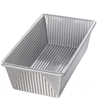 USA Pans 9 x 5 x 2.75 Inch Loaf Pan, Aluminized Steel with Americoat