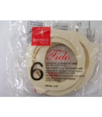 Fido Bormioli Le Parfait Jar Rubber Gaskets Seals Original From Italy Sealed Pack of 6