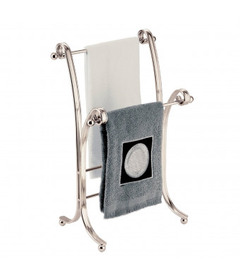 InterDesign York Lyra Fingertip Towel Stand , Satin