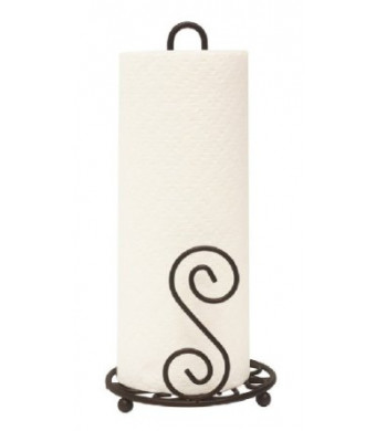 Home Basics Scroll Collection Paper Towel Holder