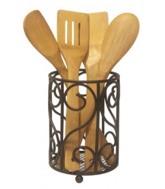 Home Basics Scroll Collection Cutlery Holder