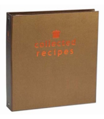 Create Your Own Collected Recipes Cookbook - Brown and Copper