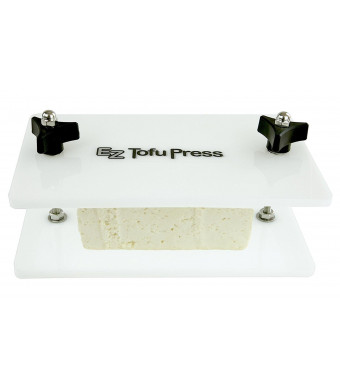 EZ Tofu Press - Removes Water from Tofu for Better Flavor and Texture. Comes With Bonus Nasoya Tofu Coupons.