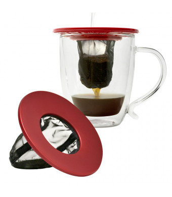Primula Coffee Brew Buddy Single Cup Coffee Maker, Red