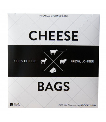Formaticum Cheese Storage Bags, 15 Count