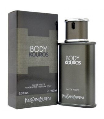 Yves Saint Laurent Body Kouros for Men, Eau De Toilette, 3.3 Fluid Ounce