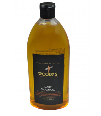 Woody's Daily Shampoo for Men, 33.8 Ounce
