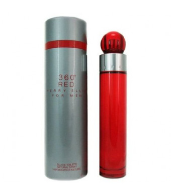Perry Ellis 360 Red Eau de Toilette Spray for Men, 6.8 Ounce