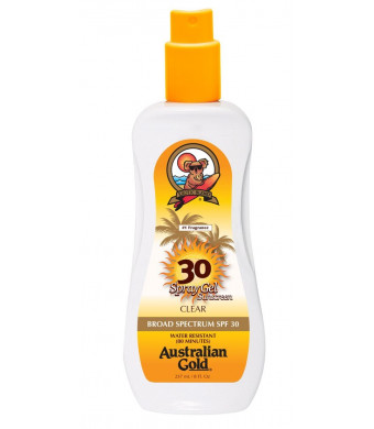Australian Gold SPF 30+ Spray Gel, 8 Ounce