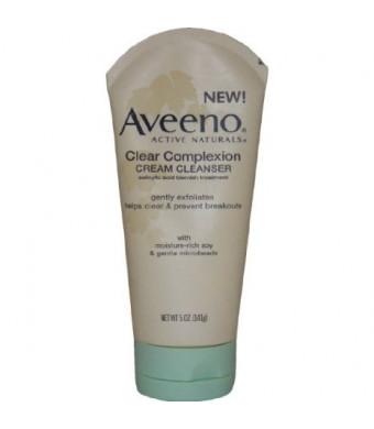 Aveeno Active Naturals Clear Complexion Cream Cleanser, 5 Ounce