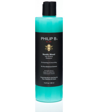 Philip B Nordic Wood 1 Step Hair and Body 11.8-Ounces