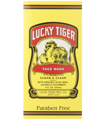 Lucky Tiger Face Wash, 8 Ounce