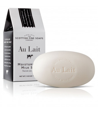 Scottish Fine Soaps Au Lait 100g/3.5oz Moisturising Milk Soap