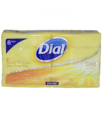 Dial Bar Gold Antibacterial Deodorant Soap, 4 oz ea 8 ct