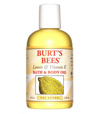 Burt's Bees: Lemon and Vitamin E Bath and Body Oil, 4 oz