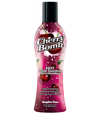 Supre Cherry Bomb Red Hot Dark Accelerator Tanning Lotion 8 oz.
