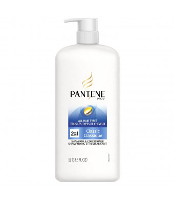 Pantene Pro-V Classic 2in1 Shampoo and Conditioner 33.8 Fl Oz