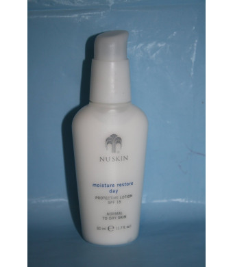 NuSkin Nutricentials Moisture Restore Day Protective Lotion SPF 15 1.7 fl oz(Normal to Dry)