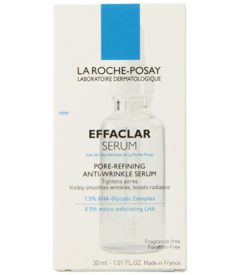 La Roche-Posay Effaclar Pore-Refining Anti-Wrinkle Serum, 1.01 Fluid Ounce