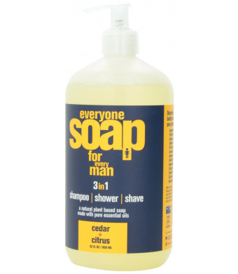 Everyone Soap for Every Man, Cedar and Citrus, 32 Ounce