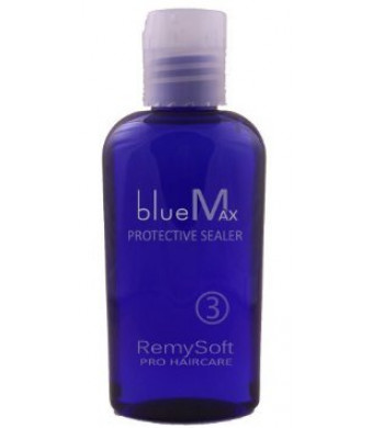 RemySoft blueMax Protective Silicone Sealer - Safe for Hair Extensions, Weaves and Wigs - Salon Formula Serum 2oz