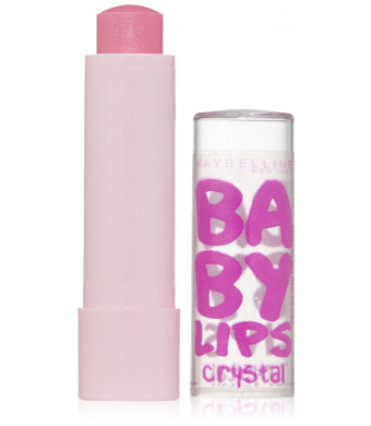 Maybelline New York Baby Lips Crystal Lip Balm, Beam of Blush, 0.15 Ounce