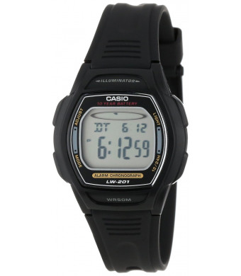 Casio Women's LW201-1AV Digital Alarm Chronograph Watch