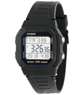 Casio Men's W800H-1AV "Classic"  Sport Watch with Black Band