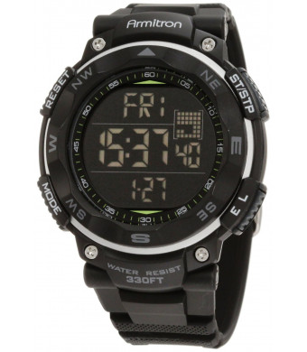 Armitron Sport Men's 40/8254BLK Black Digital Chronograph Watch